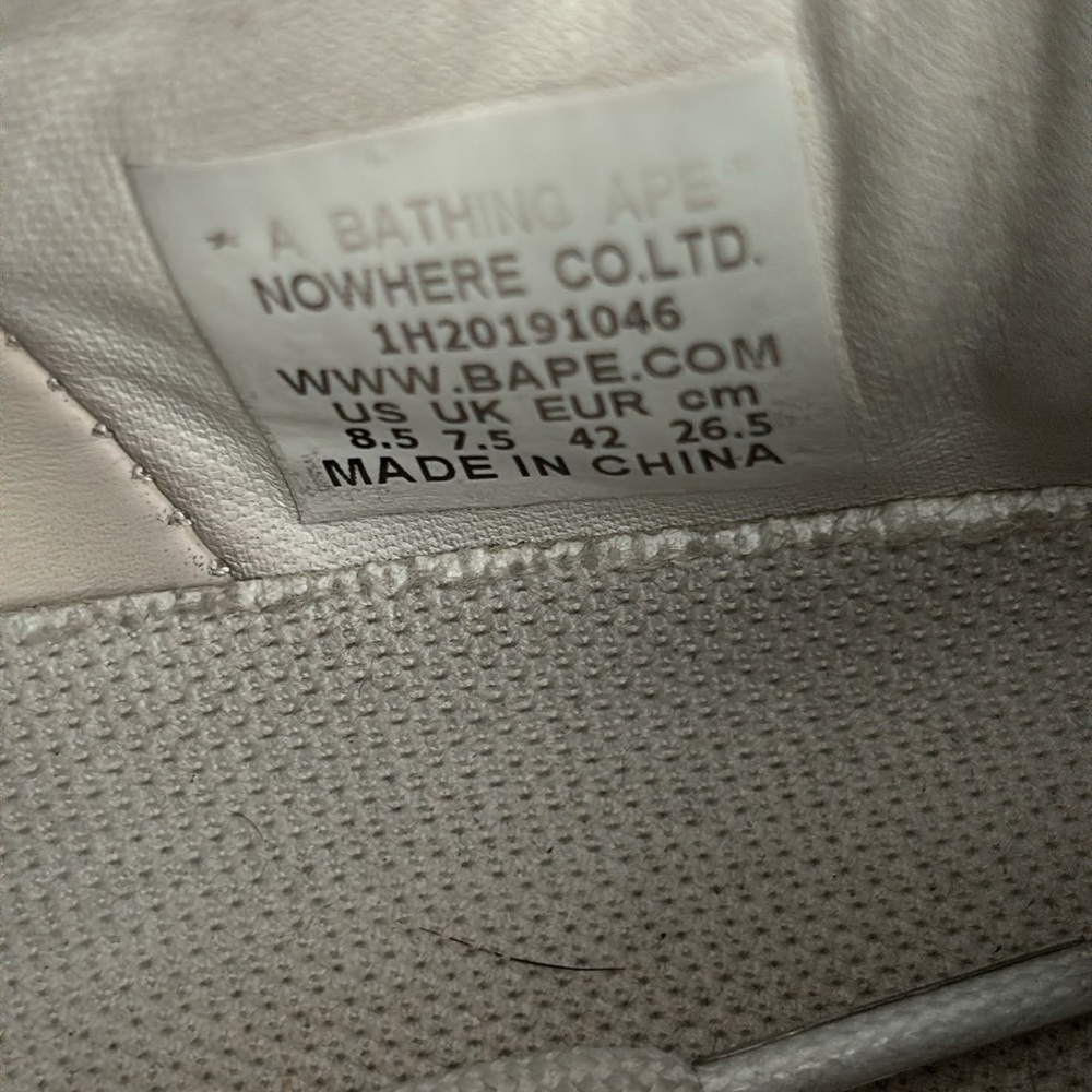 Bapeastas Navy men’s 8.5 - Picture 5 of 5